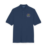 Embroidered Floral 'Love Grows' Polo Shirt