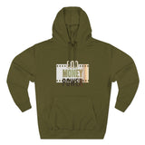God Money Power Hoodie — Three-Panel Fleece Graphic Hoodie