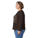 Long Sleeve Tee — Gold Monogram GMP Logo “God, Money, Power”