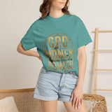 God Money Power T-Shirt — Bold Gold Graphic Tee
