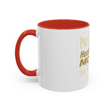 Inspirational Coffee Mug — “Put God First, Hustle for the Money”