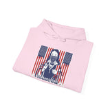 Patriotic Boxer Dog Hoodie — 'God, Money, Power' Americana Pullover
