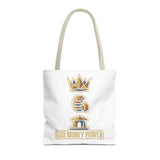 God Money Power Tote Bag — Inspirational Faith & Prosperity Canvas Tote
