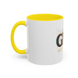 GMP 'God Money Power' Accent Coffee Mug — 11/15 oz Inspirational Ceramic