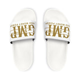 Youth Slides — "GMP" Gold Money Power Logo Adjustable Strap Sandals