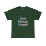 Graphic Tee — "God Money Power" Spiritual Streetwear T-Shirt