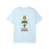 God Money Power T-Shirt — Angel, Stacks of Cash Graphic Tee