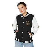 Gold Script 'GVD Get Money' Letterman Jacket