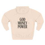 God Money Power Hoodie — Minimalist Inspirational Graphic Hoodie