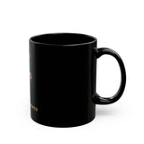 God Money Power Black Coffee Mug — GMP Cross Design (11oz & 15oz)