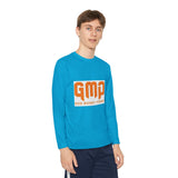 GMP "God Money Power" Youth Long Sleeve Tee - Orange Logo