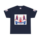 Patriotic 'God Money Power' Tee — Americana Flag Graphic T-Shirt