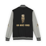 GMF Letterman Jacket — "God • Money • Power" Varsity Jacket