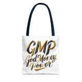 God Money Power (GMP) Tote Bag — Inspirational Faith & Prosperity Canvas Tote