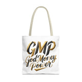 God Money Power (GMP) Tote Bag — Inspirational Faith & Prosperity Canvas Tote