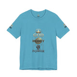 God Money Power T-Shirt — Bold Faith & Hustle Graphic Tee