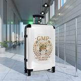 GMP God Money Power Tiger Carry-On Suitcase — Motivational Travel Luggage
