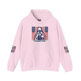 Patriotic Boxer Dog Hoodie — 'God, Money, Power' Americana Pullover