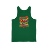 GMP God Money Power Graphic Tank Top — Bold Retro Typography Summer Tank