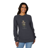 God Money Power Raglan Sweatshirt — Faith & Ambition Graphic Crewneck