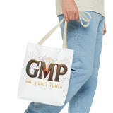 GMP 'God Money Power' Graphic Tote Bag