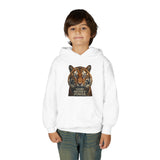 Tiger 'God Money Power' Youth Hoodie — Bold Graphic Pullover for Kids