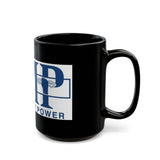 Good Money Power Black Mug – Bold Financial Empowerment Coffee Cup