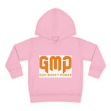 Toddler Hoodie — GMP (God Money Power) Bold Orange Logo