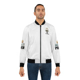 God Money Power Bomber Jacket — Motivational Graphic Jacket