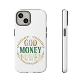 Phone Case — "God Money Power" Inspirational Religious Design