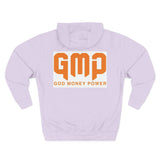 GMP "God Money Power" Hoodie — Bold Orange Streetwear Fleece