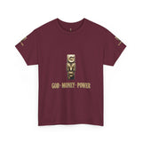 God · Money · Power Tee — GMP Gold Block Logo T-Shirt