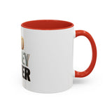 God Money Power Accent Coffee Mug — Inspirational Faith & Wealth Quote