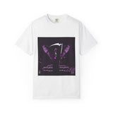 Angel Of Death- T-Shirt — Gothic Angel Wings Graphic Tee (Purple Reaper Design)