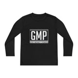 Youth Long Sleeve Tee — GMP "God Money Power" Graphic