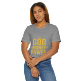God Money Power T-Shirt — Faith & Prosperity Graphic Tee
