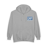 GMP "God Money Power" Zip Hoodie — Logo Full‑Zip Sweatshirt