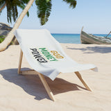 God Money Power Beach Towel — Faith & Prosperity Graphic Towel