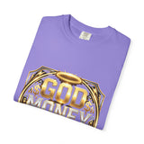 God Money Power Graphic T-Shirt — Bold Gold Faith & Hustle Tee