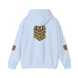 GMP "Good Money Power" Hoodie — Retro 3D Gold Logo Pullover