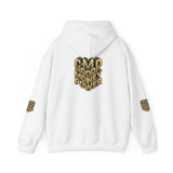 GMP "Good Money Power" Hoodie — Retro 3D Gold Logo Pullover