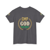 GMP God Money Power Tee — Motivational Gold Laurel Graphic T-Shirt