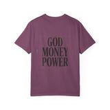 God Money Power T-Shirt — Bold Faith & Hustle Graphic Tee