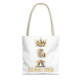 God Money Power Tote Bag — Inspirational Faith & Prosperity Canvas Tote
