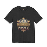God Money Power Graphic Tee