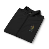 Men's Black Soft Shell Vest with Small Yellow Cartoon Logo — Lightweight Outdoor Workwear