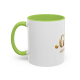 God Money Power (GMP) Accent Coffee Mug — Inspirational Religious Coffee Cup