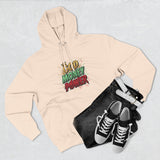 God Money Power Hoodie — Graphic Fleece Pullover with Crown Logo