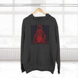 Red Devil Graphic Hoodie — Vintage Occult Illustration Sweatshirt