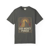 God Money Power Pyramid Tee — Spiritual Wealth Graphic T‑Shirt